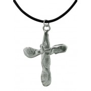 'Kilmore' Sterling Silver Cross Necklace 'Kilmore' Sterling Silver Cross Necklace